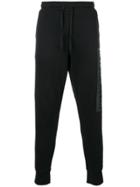 Ck Calvin Klein Side Logo Print Track Pants - Black