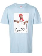 Supreme Gucci Mane Print T-shirt - Blue