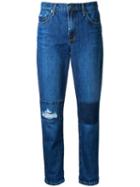 Nobody Denim - Bailey Jean Dk Patch - Women - Cotton - 25, Blue, Cotton