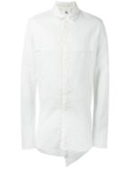 Lost & Found Rooms Layered Shirt, Men's, Size: Large, White, Cotton/linen/flax