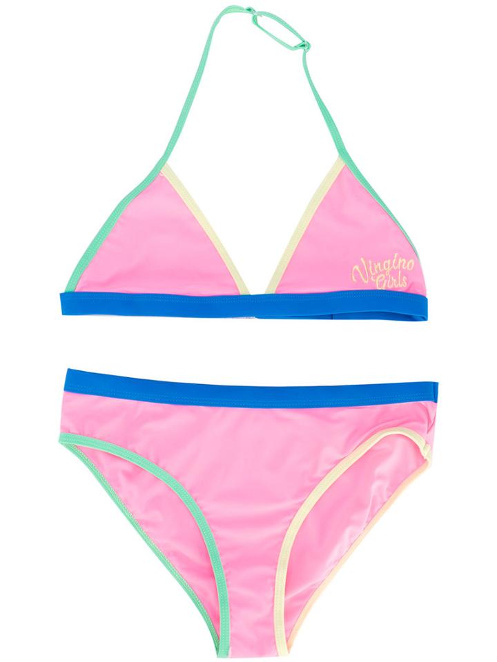 Vingino - Teen Color Block Bikini - Kids - Polyamide/polyester/spandex/elastane - 16 Yrs, Pink/purple