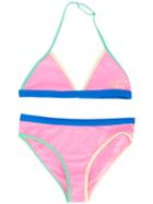 Vingino - Teen Color Block Bikini - Kids - Polyamide/polyester/spandex/elastane - 16 Yrs, Pink/purple