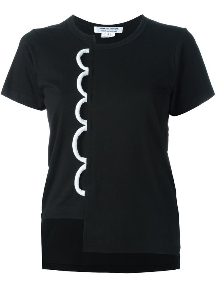 Comme Des Garçons Comme Des Garçons Scallop Detail T-shirt