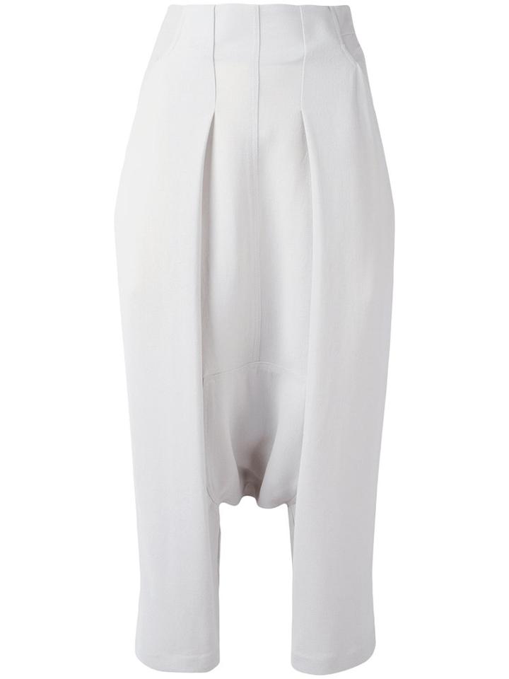 Rick Owens Creatch Trousers, Size: 40, Nude/neutrals, Viscose/polyamide/spandex/elastane