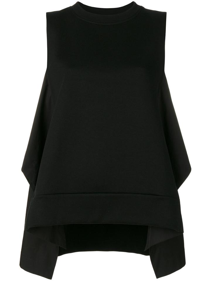 Marni - High Collar Tank Top - Women - Cotton/polyamide - 44, Black, Cotton/polyamide