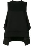 Marni - High Collar Tank Top - Women - Cotton/polyamide - 44, Black, Cotton/polyamide