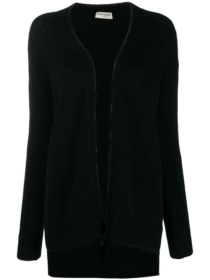 Saint Laurent College Cardigan - Black
