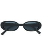 Le Specs Oval Sunglasses - Black