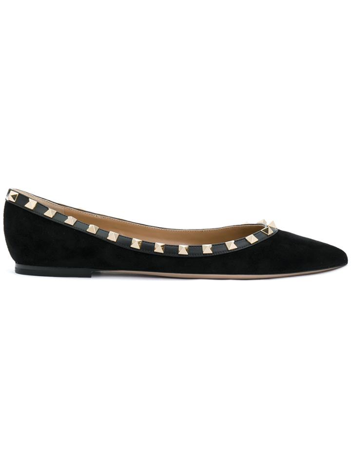 Valentino Valentino Garavani Rockstud Ballerinas - Black