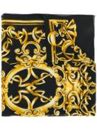 Versace Heritage Barocco Print Scarf - Black
