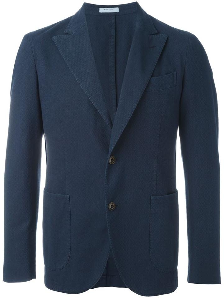 Boglioli Two Button Patterned Blazer