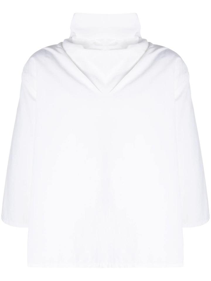 Alchemy Draped Neck Top - White