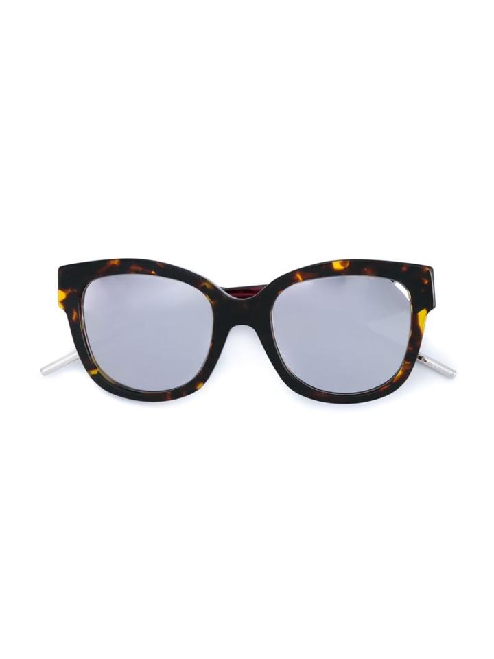 Dior Eyewear - Square Frame Sunglasses - Women - Acetate - One Size, Brown, Acetate