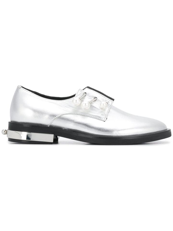 Coliac Fernanda Embellished Shoes - Metallic