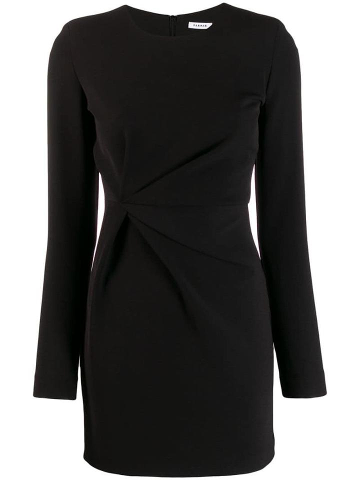 P.a.r.o.s.h. Ruched Mini Dress - Black