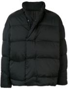 Attachment High-neck Puffer Jacket - Black