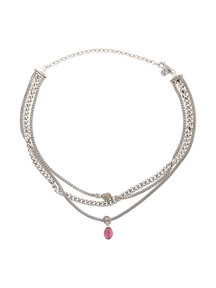 John Hardy Adwoa Aboah Silver And Mixed Stone Classic Chain Multi-row