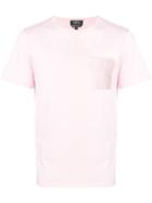 A.p.c. Chest Pocket T-shirt - Pink