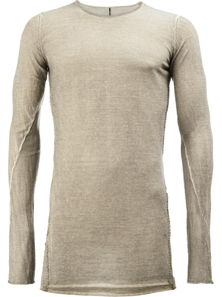 Masnada Rock Longsleeved Jumper - Brown