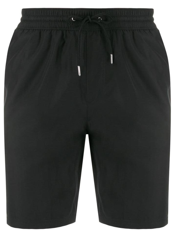 Burberry Icon Stripe Drawcord Swim Shorts - Black