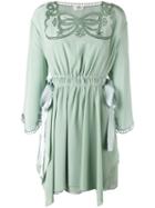 Fendi - Short Dress - Women - Silk/viscose - 44, Green, Silk/viscose