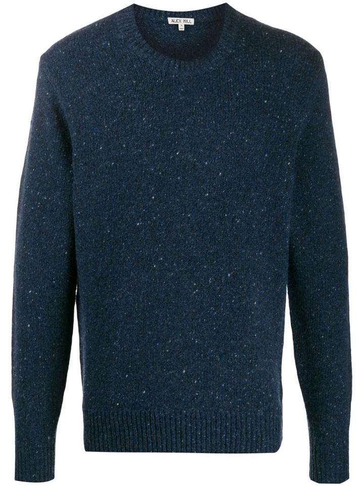Alex Mill Fleck Knit Jumper - Blue