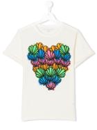 Stella Mccartney Kids Lolly Heart Shells T-shirt - Nude & Neutrals