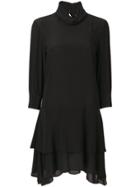 Twin-set Flared Dress - Black