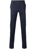 Pt01 Slim Fit Chino Trousers, Men's, Size: 46, Blue, Cotton/spandex/elastane