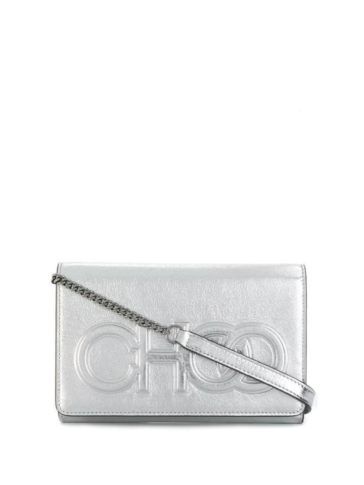 Jimmy Choo Rhinestone Embellished Venus Clutch - Red