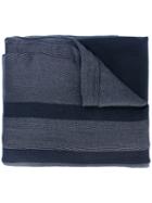 Salvatore Ferragamo - Striped Stole - Women - Polyester/cupro/cashmere - One Size, Blue, Polyester/cupro/cashmere