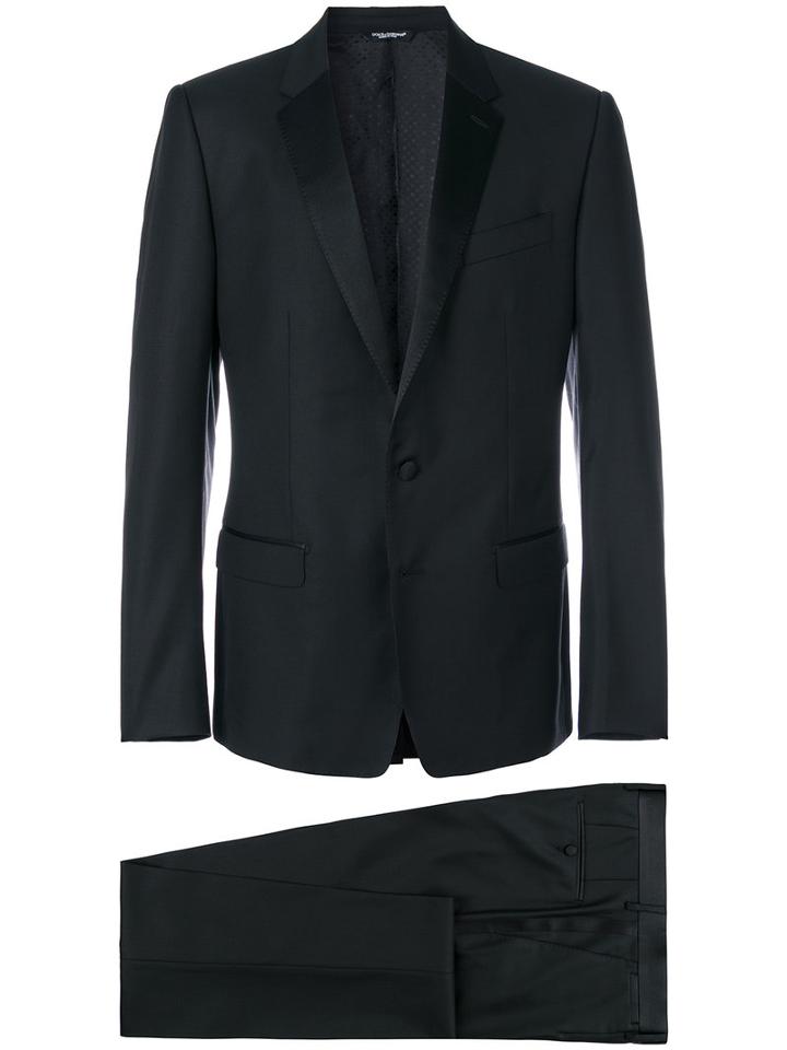 Dolce & Gabbana - Tuxedo Suit - Men - Silk/polyester/viscose/virgin Wool - 54, Black, Silk/polyester/viscose/virgin Wool