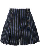 Derek Lam 10 Crosby Short With Button Detail - Black