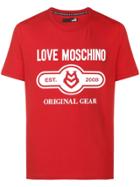 Love Moschino Logo Printed T-shirt - Red