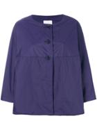 Aspesi Oversized Cropped Sleeves Jacket - Pink & Purple