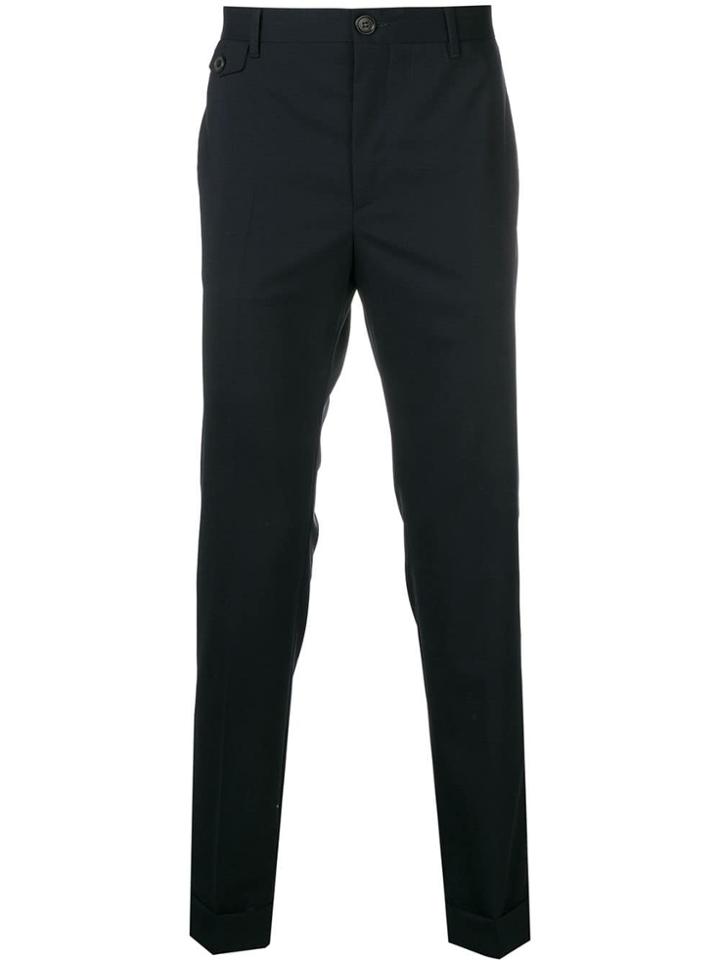 Ps By Paul Smith Side Stripe Trousers - Blue