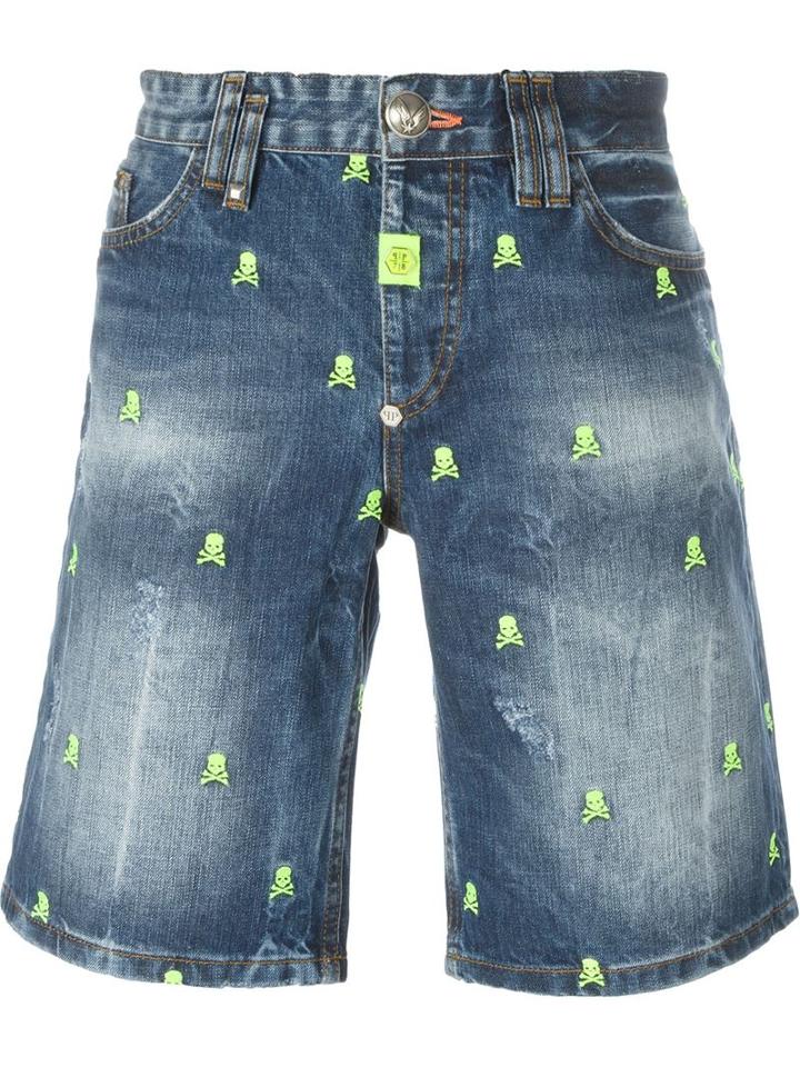 Philipp Plein 'dynamite' Denim Shorts