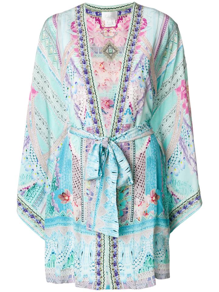 Camilla Floral Print Kimono - Multicolour