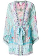 Camilla Floral Print Kimono - Multicolour