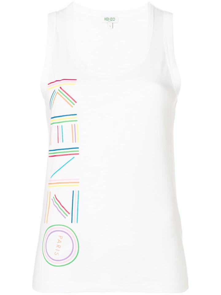 Kenzo Logo Tank Top - White