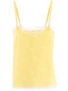 Zadig & Voltaire Camel Jacquard Slip Top - Yellow