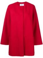 Harris Wharf London Loose Fitted Coat - Red