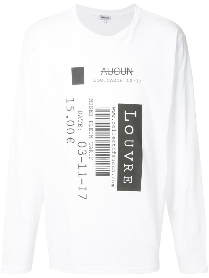 Collectif Aucun Louvre Sweatshirt - White