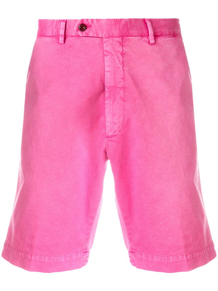 Biagio Santaniello Bermuda Shorts - Pink & Purple