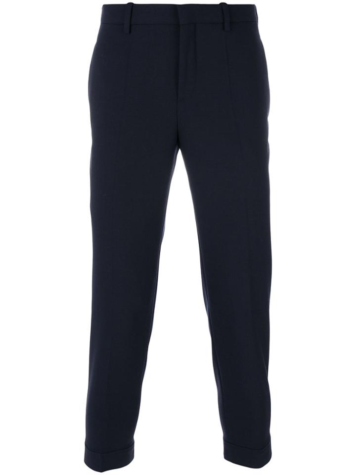 Neil Barrett Cropped Trousers - Blue