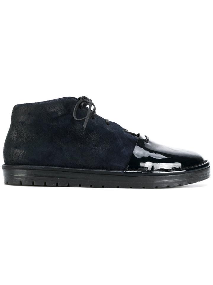 Marsèll Contrasting Front Derby Shoes - Blue