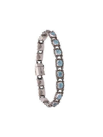 Larkspur & Hawk Bella Jeu De Paume Sky Bracelet - Metallic