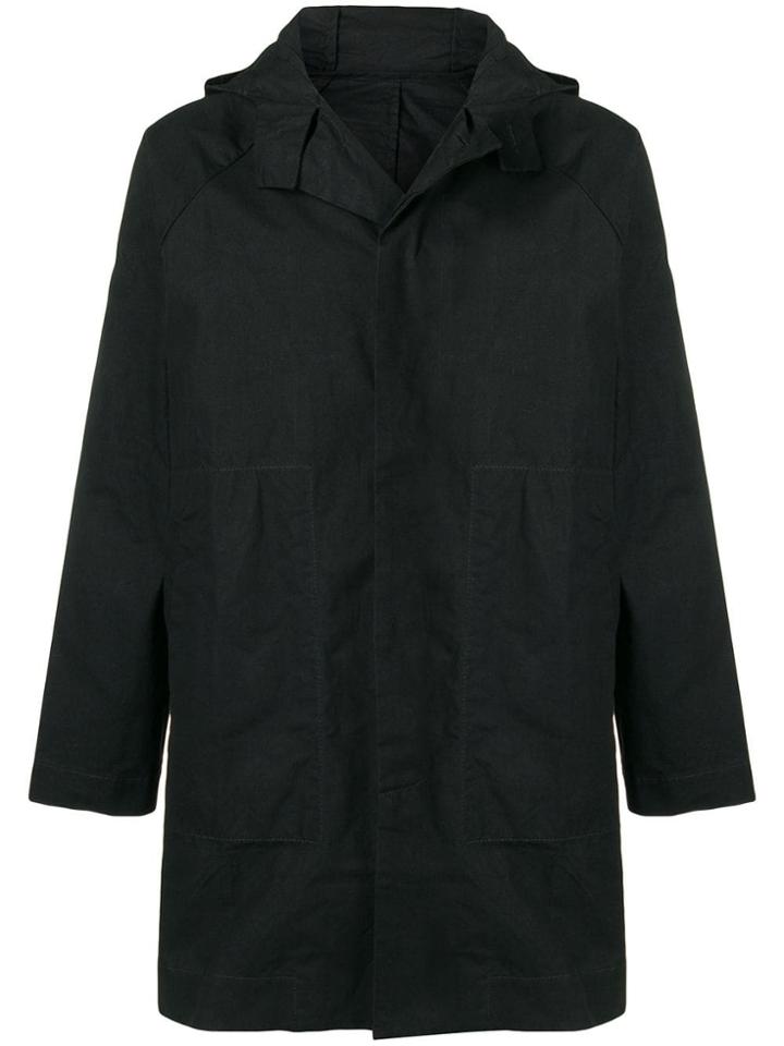 Casey Casey Hooded Coat - Black