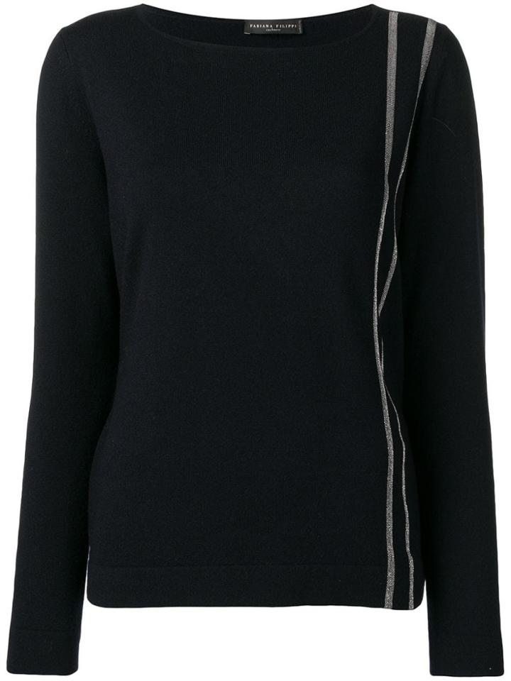 Fabiana Filippi Stripe Sweater - Blue