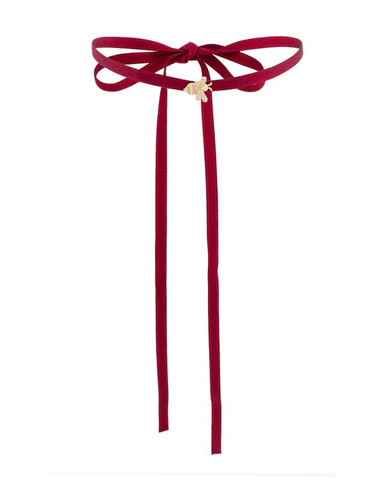 Apm Bumble Bee Choker - Red